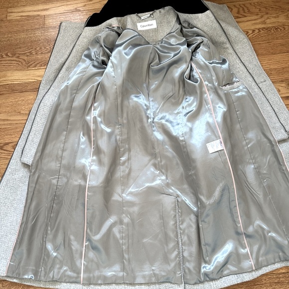 Calvin Klein Women's Belted Wrap Coat - Picture 11 of 14